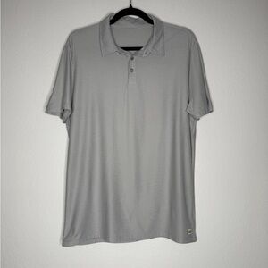 Vuori Gray Men's Polo Shirt Size M